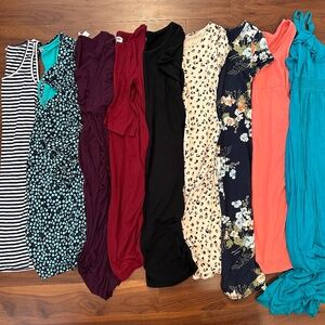 Lot of 9 Maternity Dresses